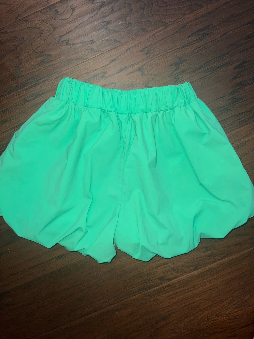 Habitual Girls Mint Green Elastic-Waist Casual Bubble Shorts CUTE! Size 14 - Picture 6 of 7